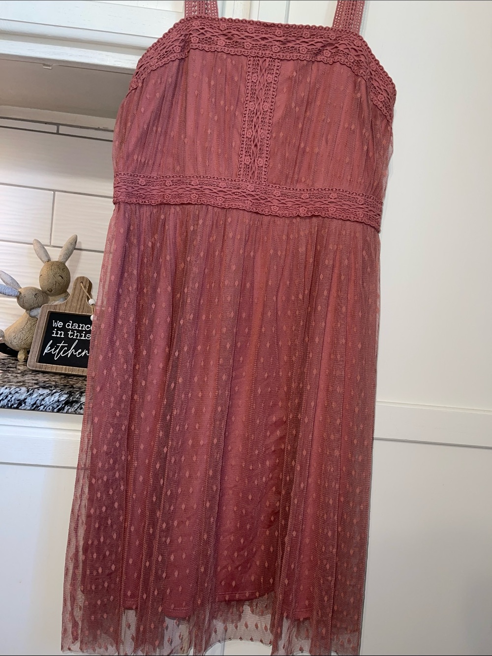 Maurices Dusty Rose Midi Dress